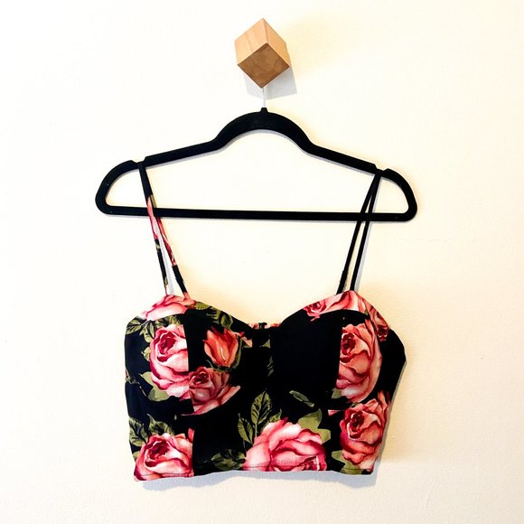 Guess Tops - Guess Floral Crop Top